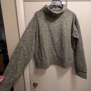 3/$15 Avia Women's Olive Heather Cowl Neck Sweater